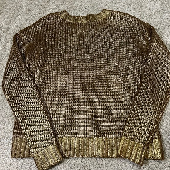 Loft XS gold sweater - Picture 2 of 3